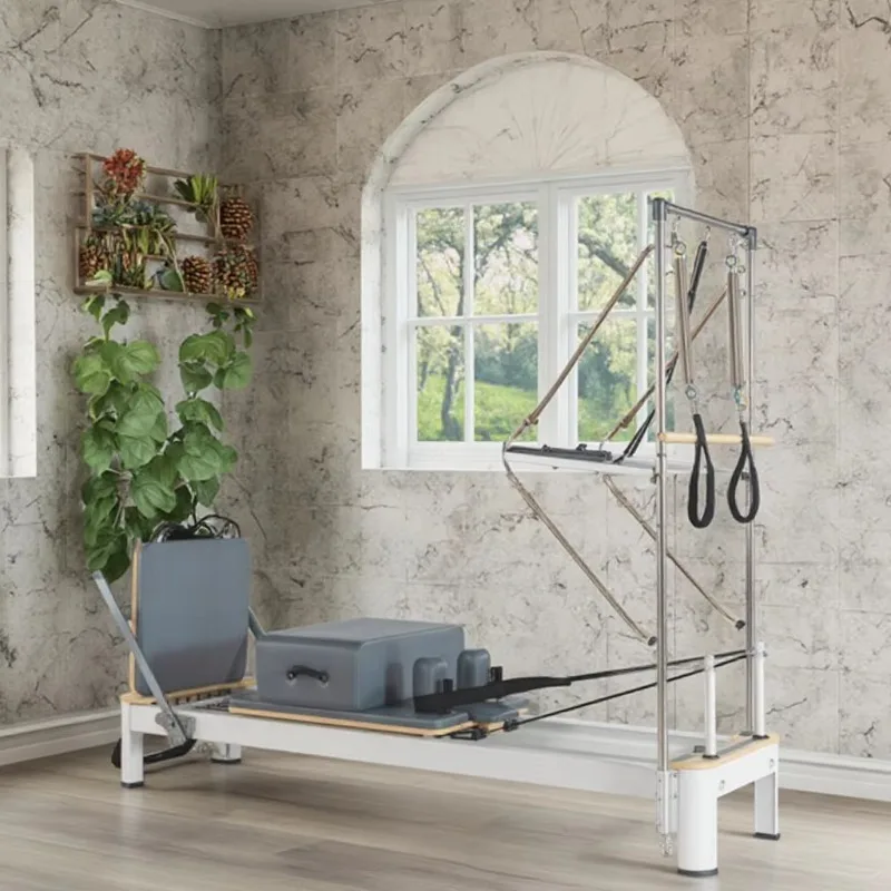 YTYIN JY M-7 Pilates Reformer Fitness Equipment Pilat Bed Customized Color Aluminum With Tower Half Trapeze