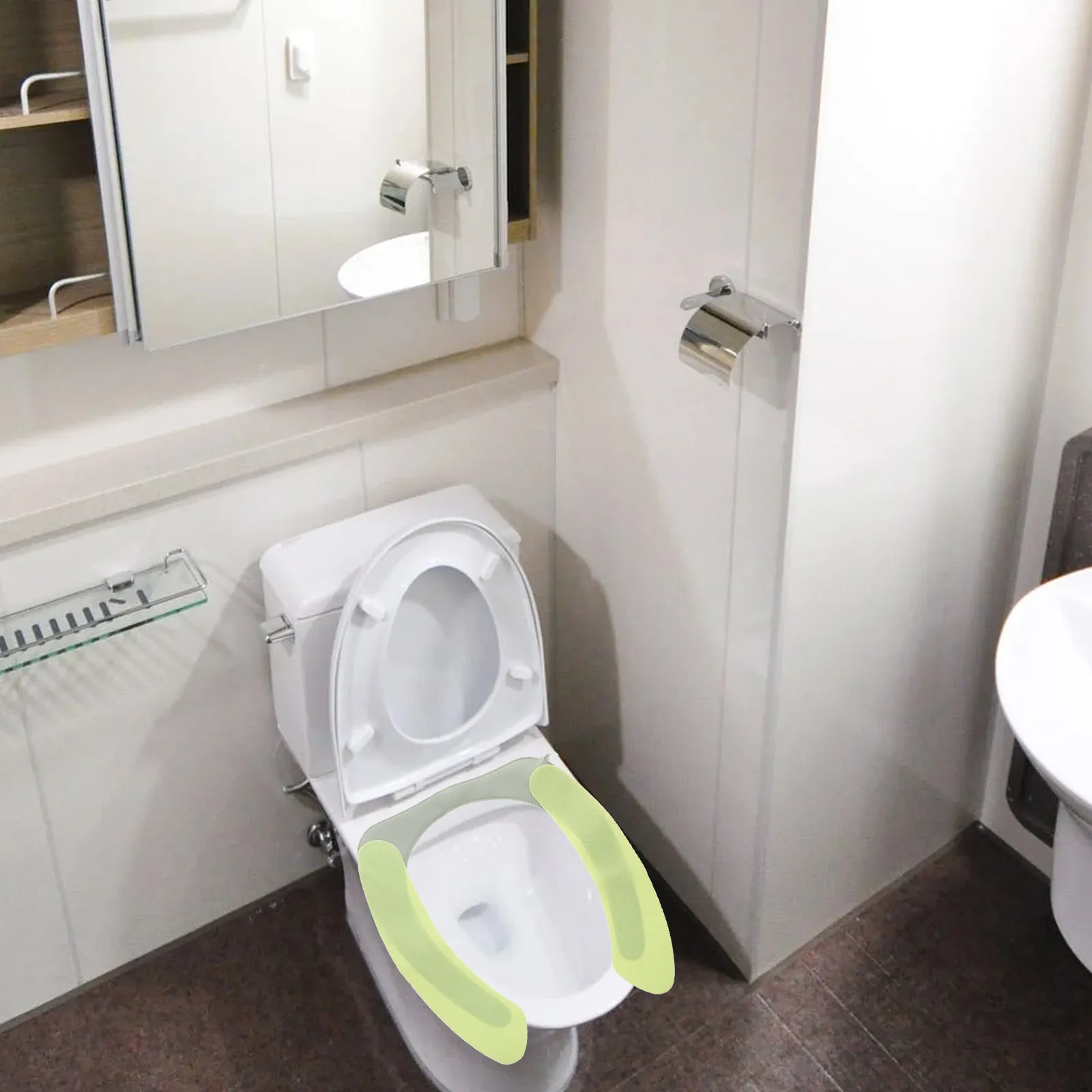 

Reusable Toilet Seat Cover Warmer Heated Cushion Pad Scented Portable Small Heater