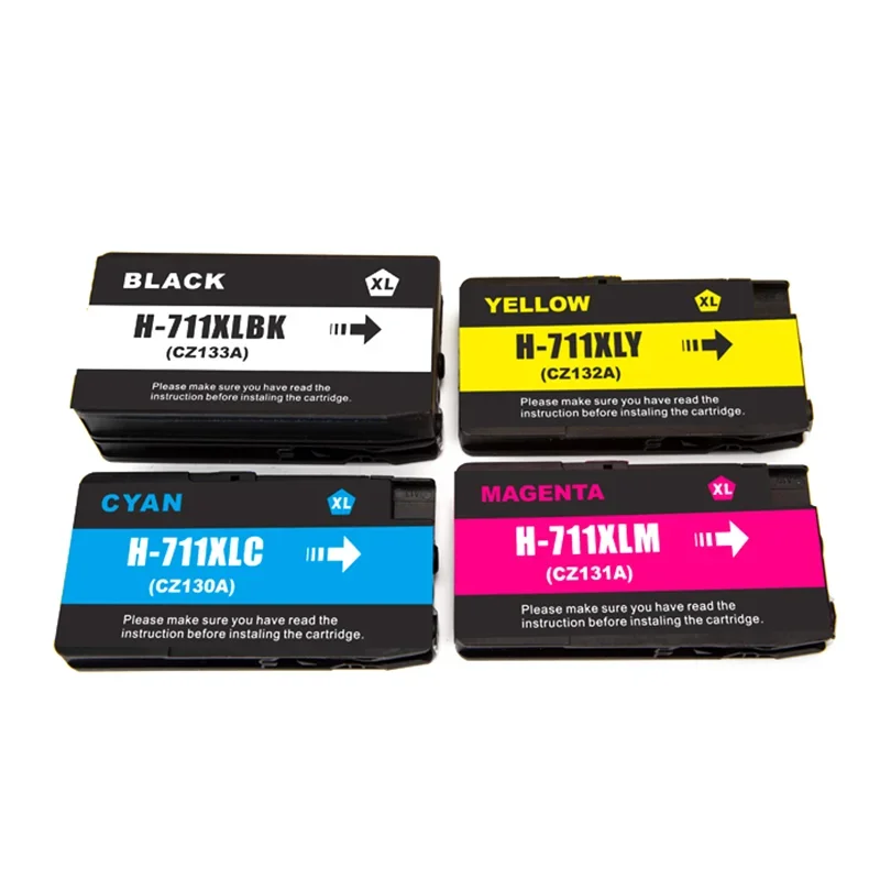 Compatible for HP 711XL 711 HP711 Replacement Ink Cartridge Full With Ink Compatible For HP DesignJet T120 T520 Printer