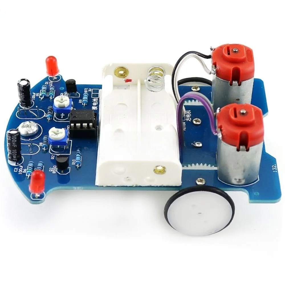 Intelligent Tracking D2-5 Intelligent Tracking Car DIY Kit Smart Patrol Tt Motor Assembly Line Following Robot Robotics Kit