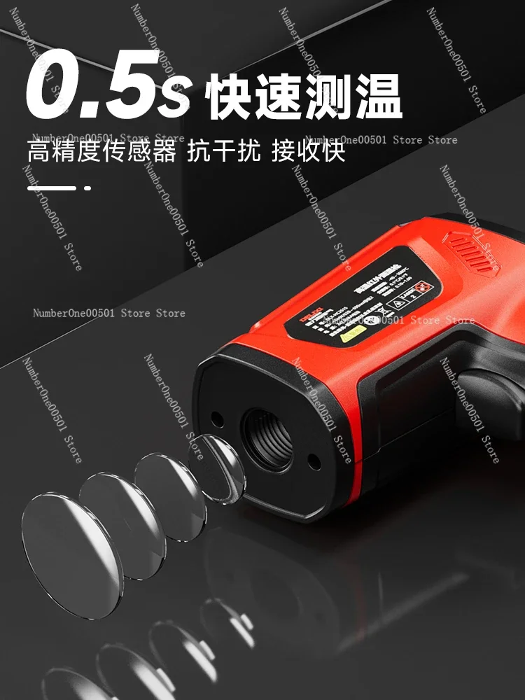 High Temperature Infrared Thermometer for Molten Steel/Iron Measurement - Precision Foundry & Industrial Use