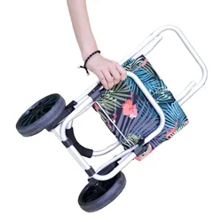 Shopping cart, small pull cart, mini foldable hand trailer, artifact, portable home