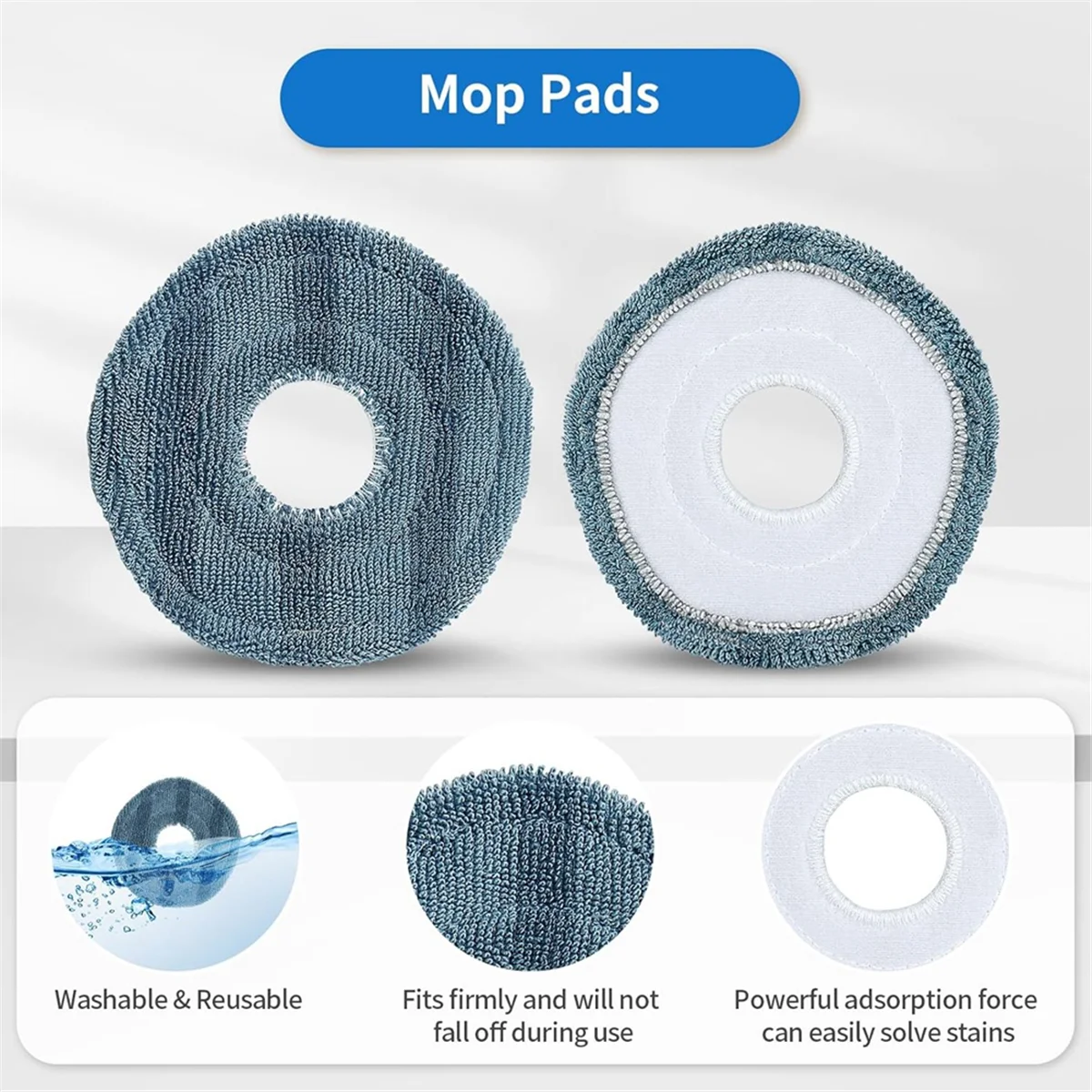 

BFYLE For Eufy C20 Omni Robot Vacuums Replacement Parts Kit Main Side Brush Hepa Filter Mop Cloth Dust Bags