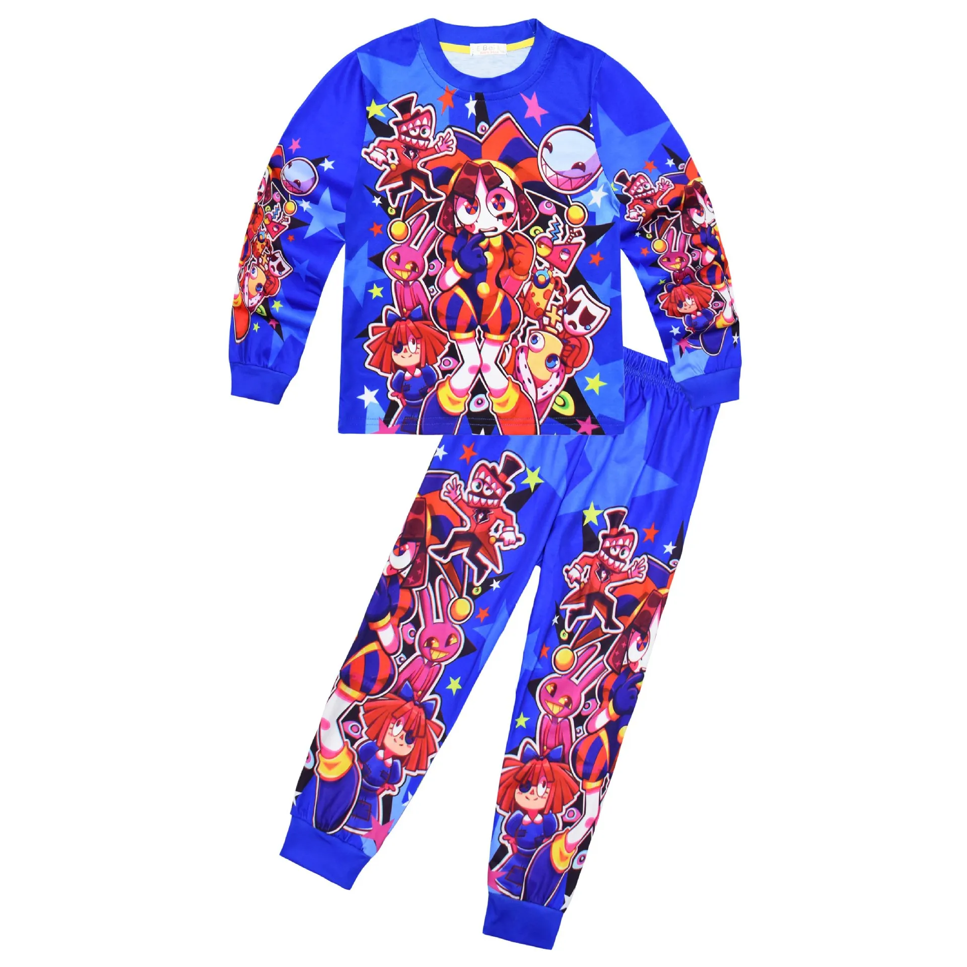 Toddler Boys Sweatshirts Pants New Movie The Amazing Digital Circus Kids Pajamas Pomni and Jax Clothes Set Baby Girl Clothes