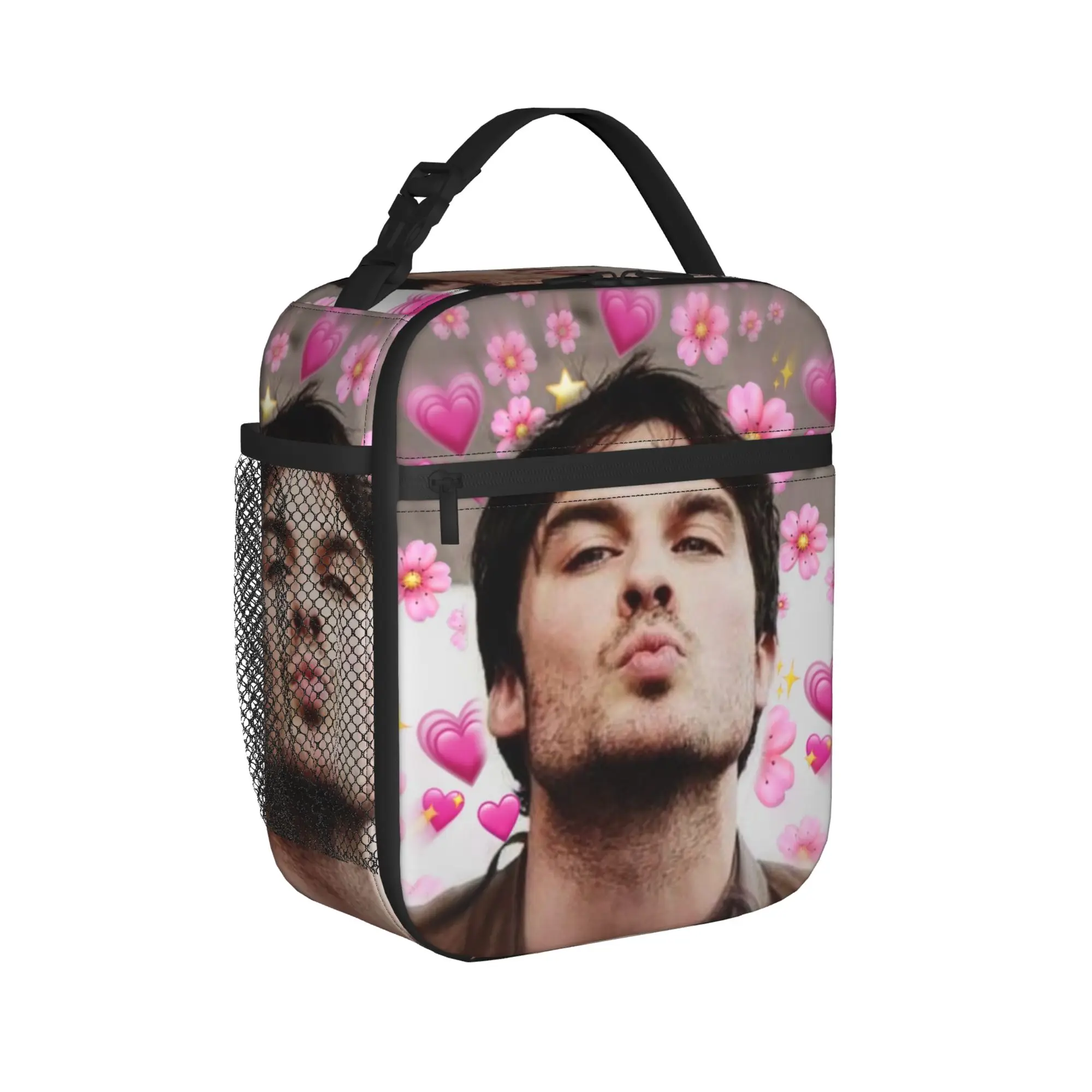 Insulated Lunch Tote Bag Damon Salvatore Product  Lunch Container New Arrival Cooler Thermal Bento Box For School