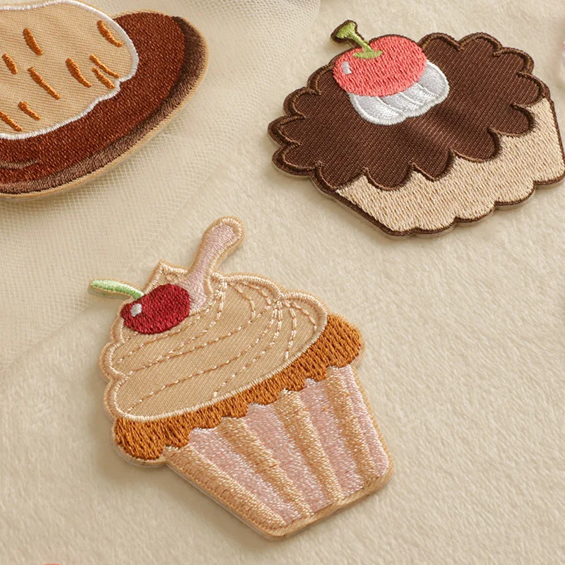 9 Stück süße selbstklebende Aufnäher zum Aufbügeln für Kleidung, Kinder, bestickte Aufkleber, Stoffe, Jacken, Nähen, DIY – Detail 3