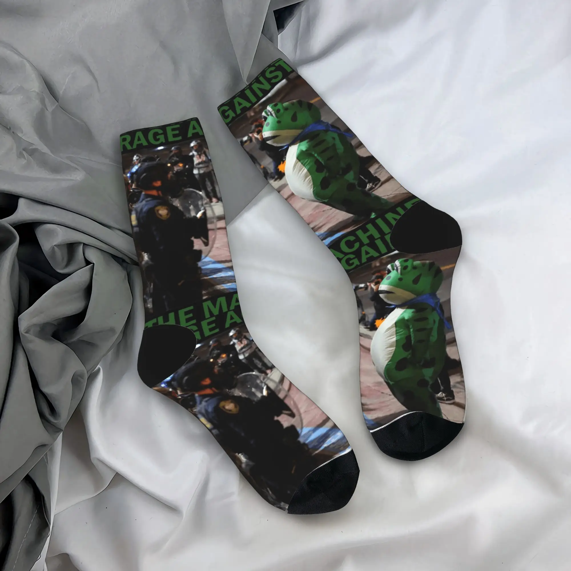 

Men Socks Portland Frogs Stockings Winter Modern Soft Breathable Socks Custom Outdoor Sports Anti Skid Socks