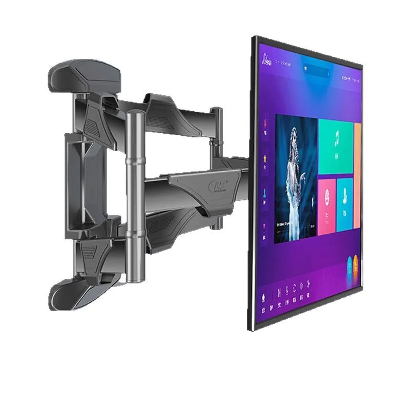 

TV stand with wall mounted extension and rotation, suitable for wall mounted displays of 32-100 inches