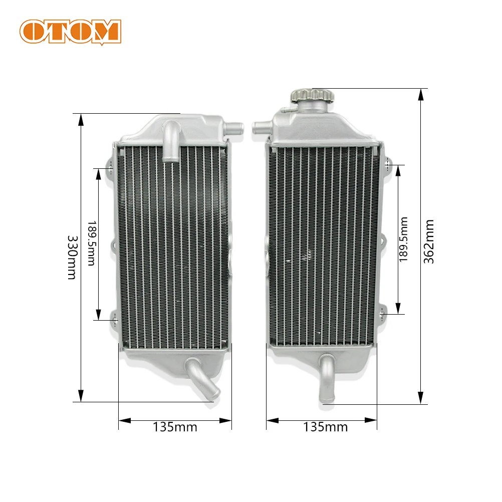 Aluminum Motocycle Radiator For YAMAHA YZ250F YZ250FX 2010-2013 Water Tank Cooler Engine Cooling High Performance Dirt Bike Part