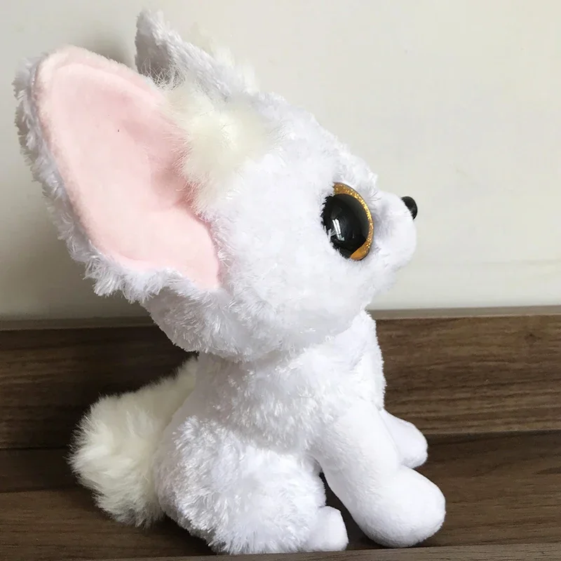 TY Beanie Big Glitter Eyes 9” PHOENIX White Fennec Fox 25cm Plush Stuffed Animal Collectible Soft Doll Toy Christmas Gift