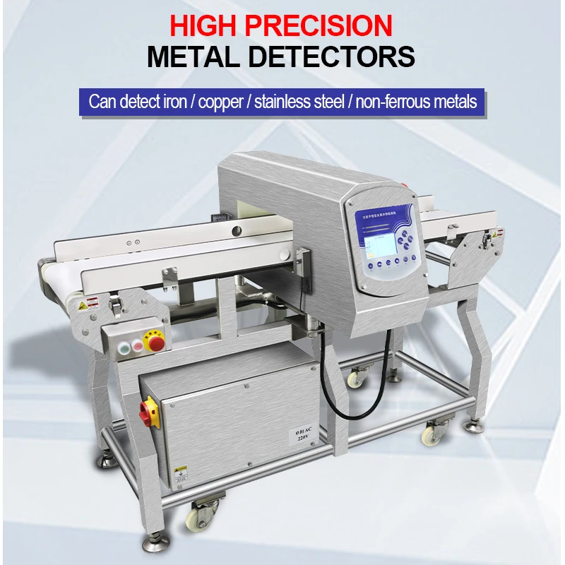 Touch Screen  Packaged and Bulk Food Metal Detector
