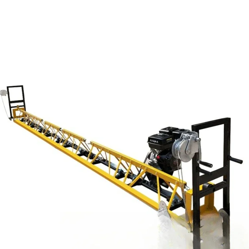 Rural cement road vibration beam frame leveling machine arching concrete paver leveling high efficiency