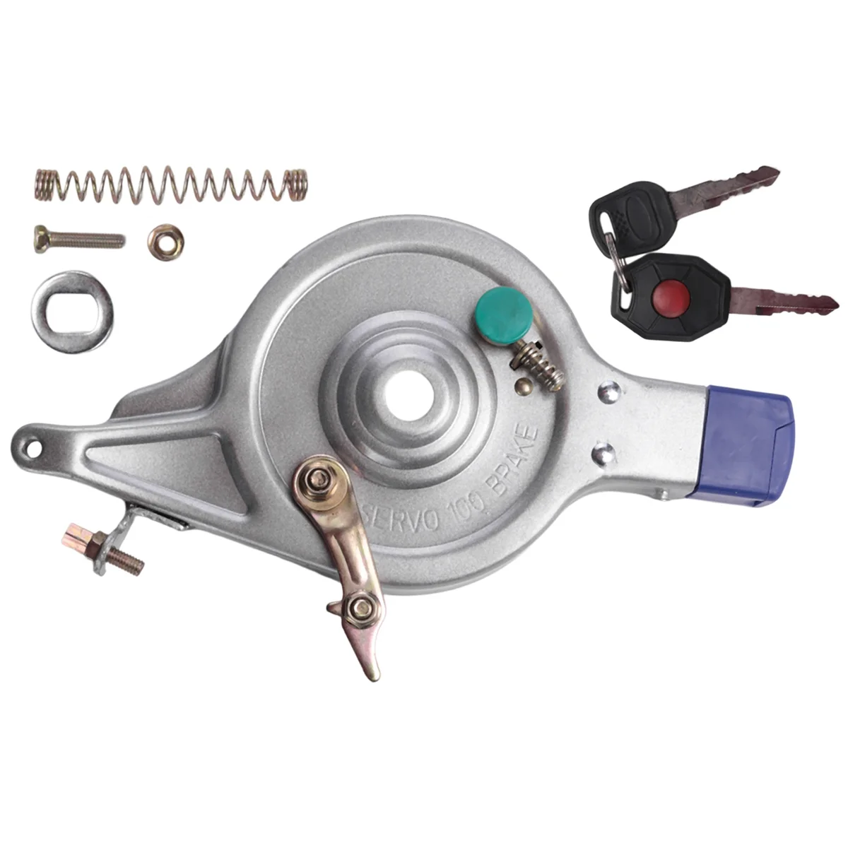 Freno a tamburo posteriore per bici elettrica tipo 100 Freno per ruota posteriore per bici elettrica con blocco Freno per bici elettrica