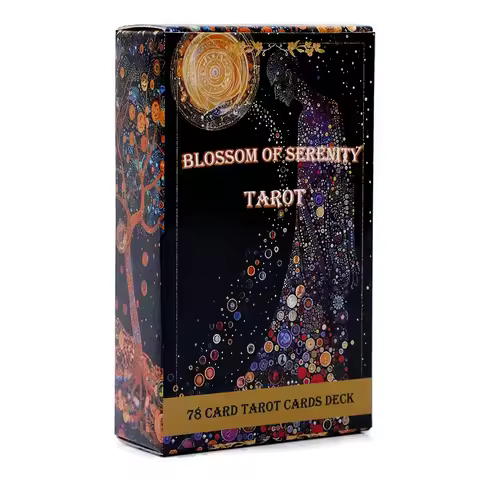 Blossom of Serenity Tarot Deck A 78 Deck Oracle English Visions Divination Edition Borad Playing Games