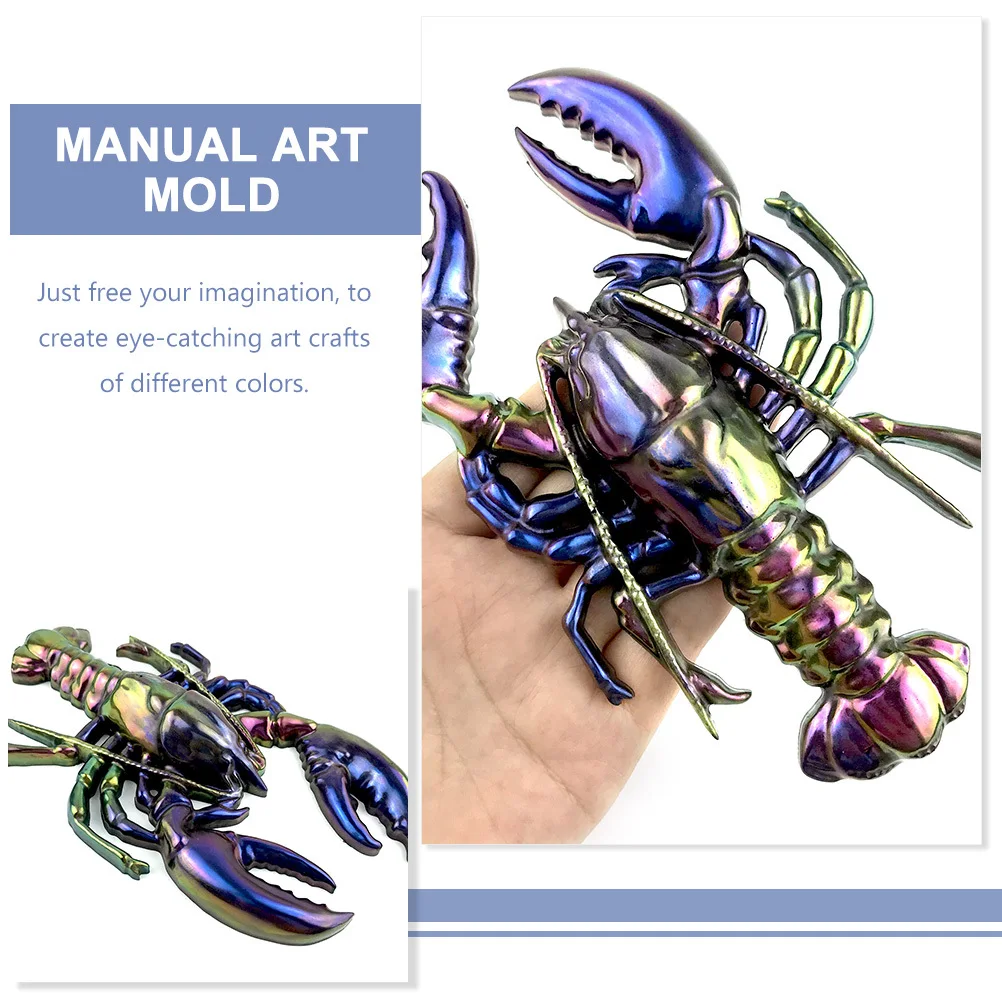 

Lobster Shape Silicone Mold For Diy Wall Hanging Craft Resin Art Making With Glitter Mica Powder Epoxy Decor