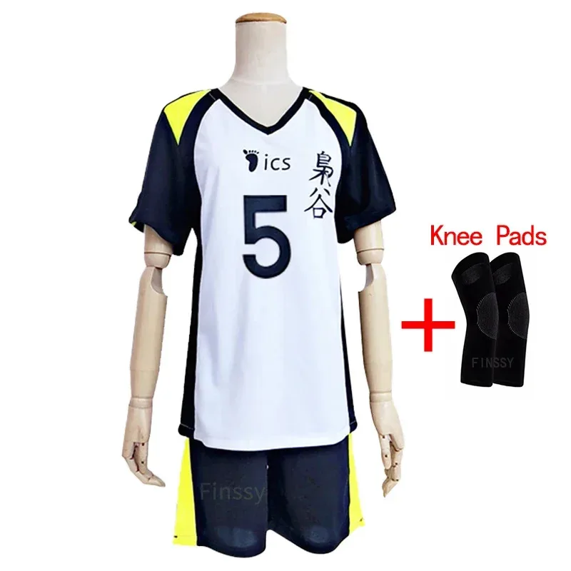 Anime Costume Haikyuu Cosplay Costume Volleyball Sportswear High School Sports Uniform Bokuto Koutarou Akaashi Keiji NO.4/5