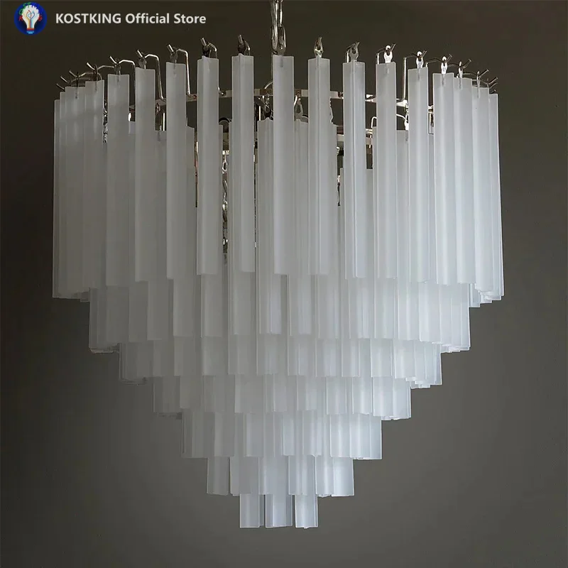 

Romantic Luxury Medieval Villa Creative Frosted Glass Chandelier for Living Room Dining Retro Indoor Decoration Bedroom Lamp