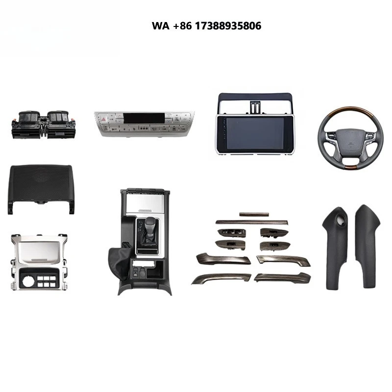 Car Accessories Interior Upgrade Console LHD RHD for Land Cruiser Prado 2010-2017 FJ150 Upgrade 2018-2021 LC150 Upgrade Kit