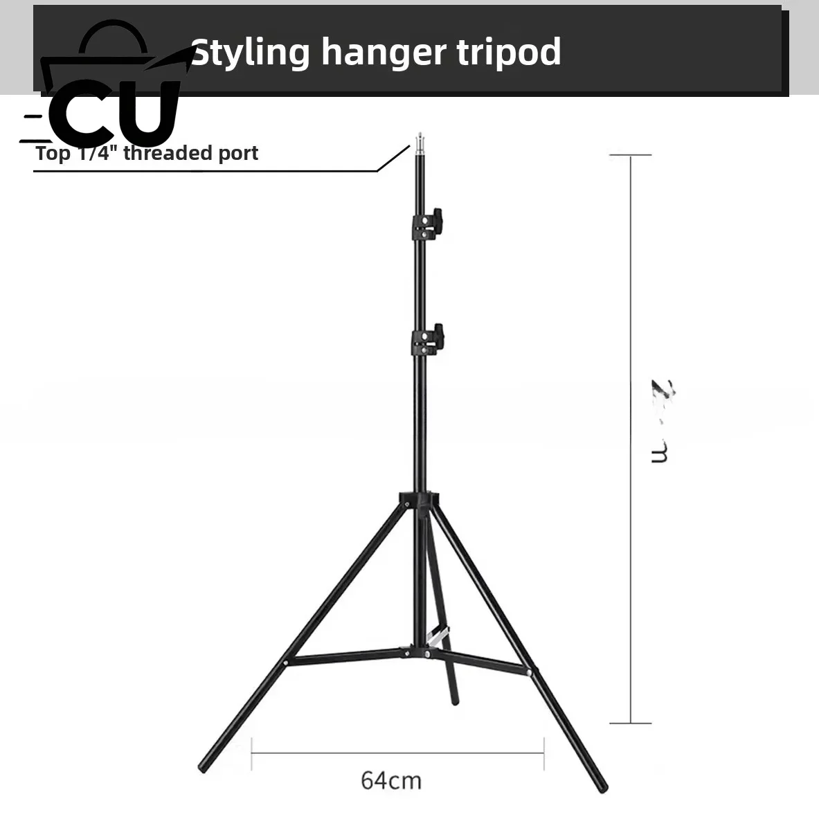 Multi functional clothing shooting and styling rack professional version clothing photography model hanger