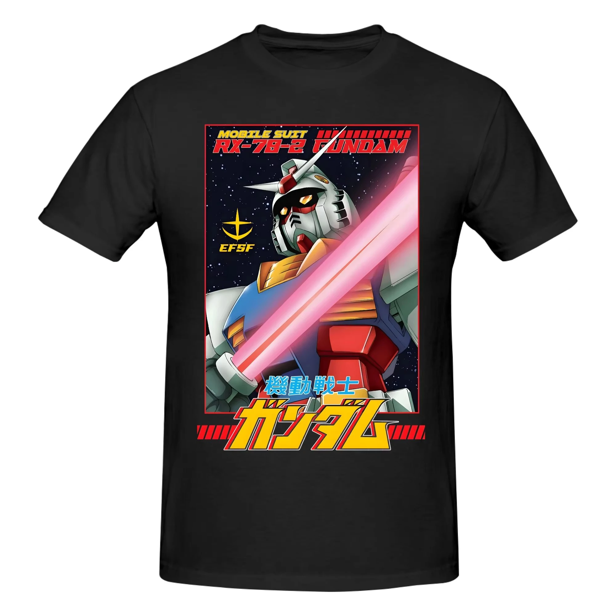 

Mecha Warrior Gundam Anime T-Shirt Cotton Tee Tops Summer O Neck Tshirt Casual Short Sleeve Clothing 2026 Summer