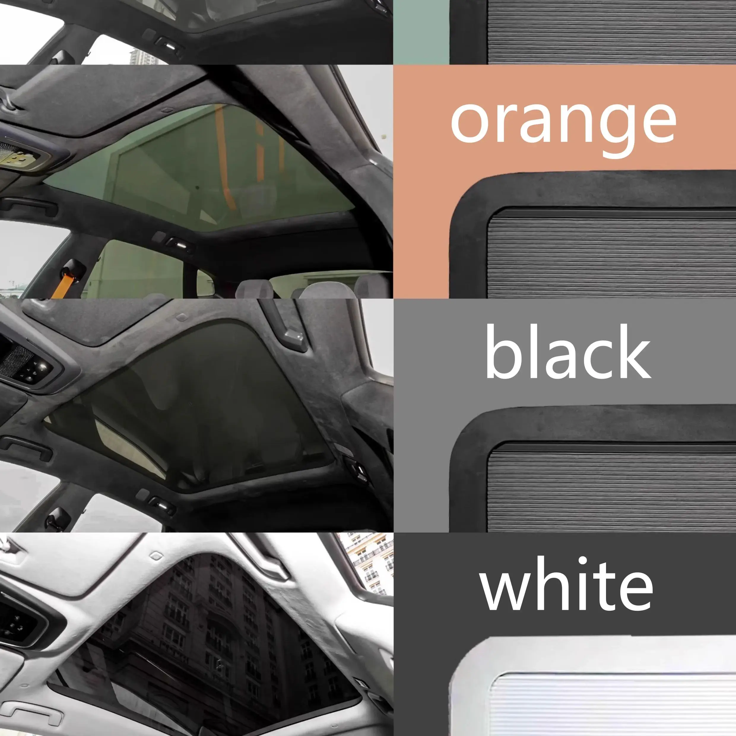 Car Sunroof Insulation Roof Visor For ZEEKR 001 Sun Protection Anti-UV Sky Curtain Sunshade