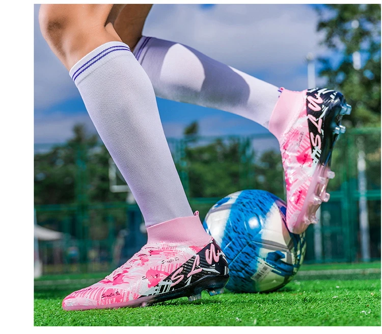 Professionelle Fußballschuhe Herren Fußballschuhe Society Fußballschuhe FG Ultraleichte Trainings-Fußballschuhe Outdoor-Sportschuhe – Detail 12