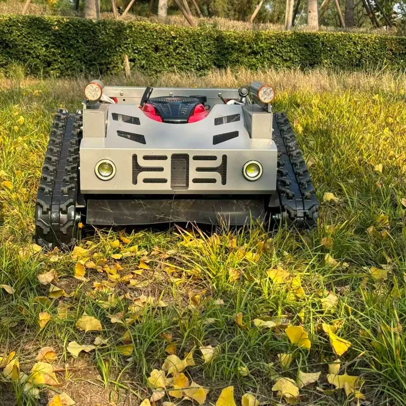 New Model Wireless Electric All-Terrain 360° Rotating Lawn Garden Shrub Household Crawler Remote Control Mower