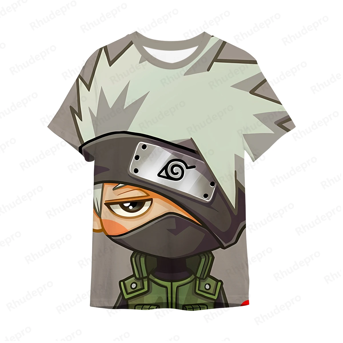 Camisetas de estilo Harajuku para hombre, ropa de Naruto, Umaki, Anime, Hip Hop, manga corta, Tops de tendencia, Y2k, 2024