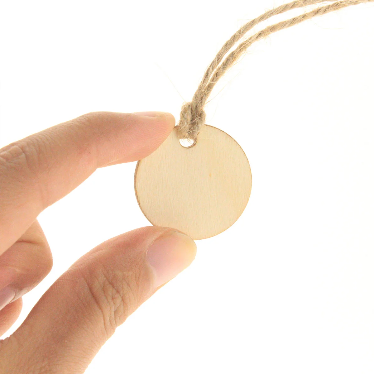 

50Pcs Rustic Wooden Wine Bottle Decor Tags Round Shape Hanging Pendant for Wedding Party Kitchen Home Crafts Wine Bottle Plaque