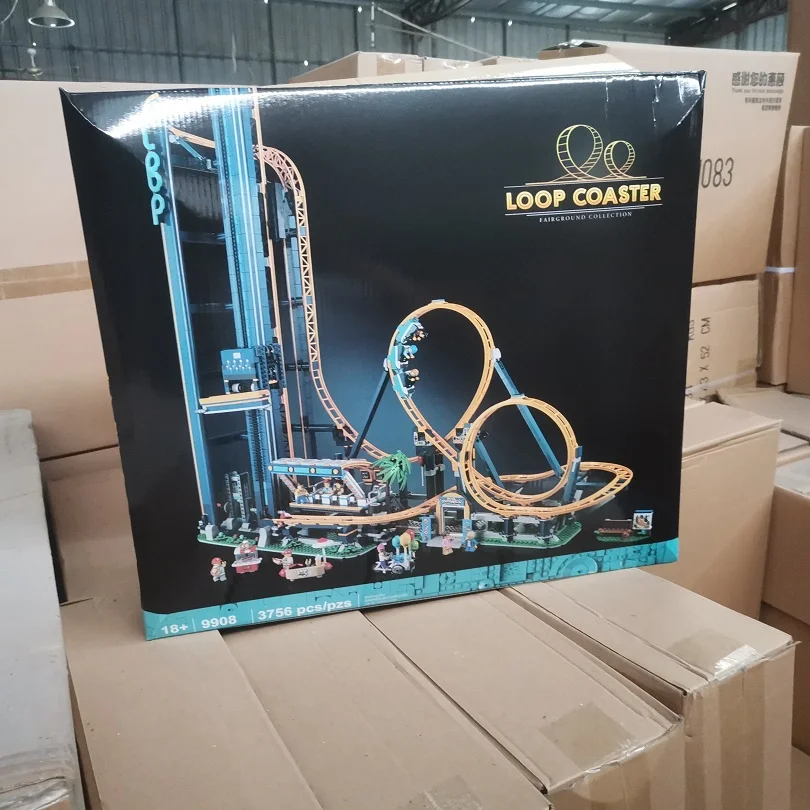 

Original box compatible with 10303 circular roller coaster, roller coaster, amusement park, birthday, Christmas, children's gift