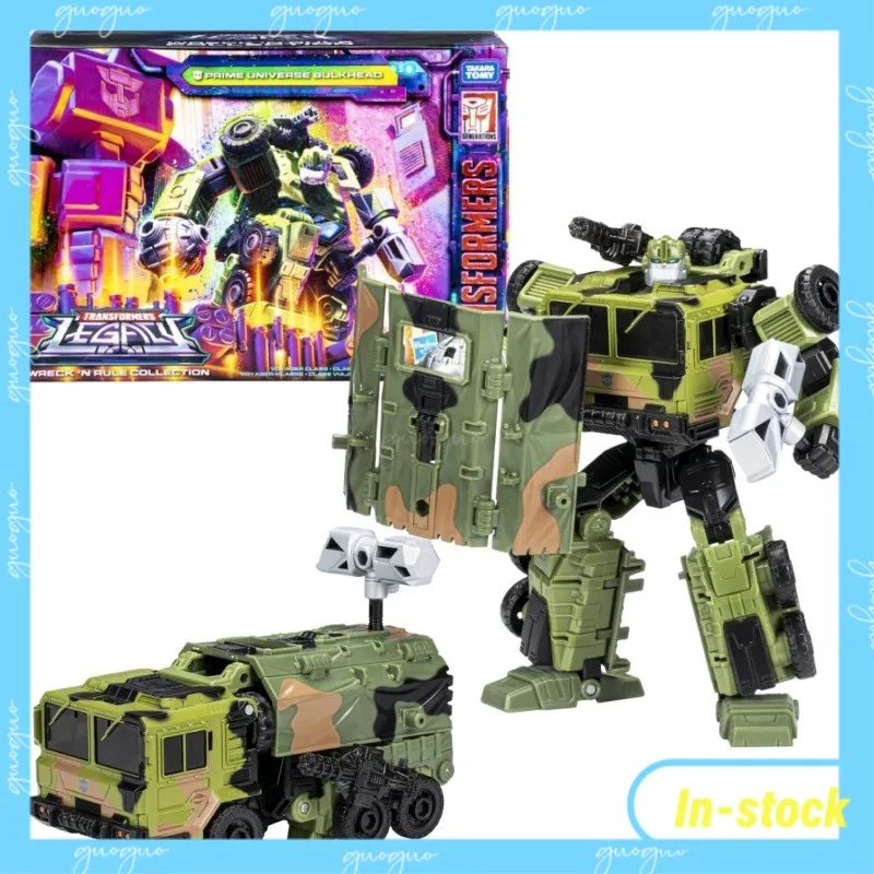 

【In-stock】 Hasbro Variable Toy Thunder Rescue Team Bulkhead F3945 Collection Cartoon Character Model Toy 18cm