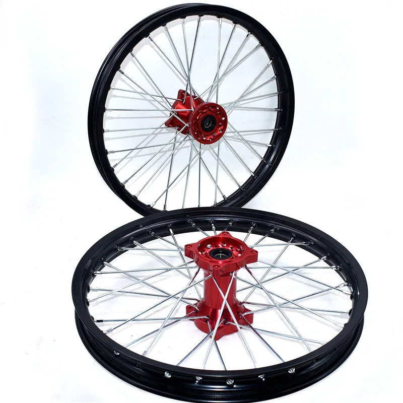 1.40-17 Inch Front and Rear Rims CNC Hub Aluminum Alloy Wheel Rims 1.40 X 17