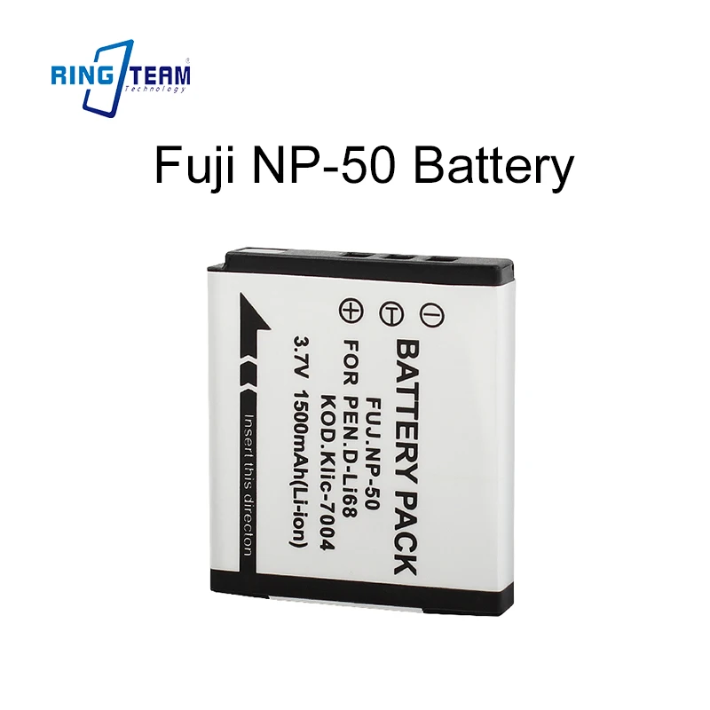 

NP-50 1500mAh 3.7V Rechargeable Li-ion Battery - For Fujifilm FinePix X10 X20 XP100 F200EXR F505EXR Camera