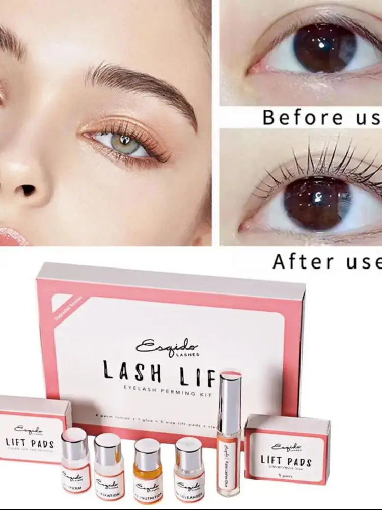 IIGN Lash Lift Kit Keratin Wimperndauerwelle Set Hebewimpern Dauerhaft gekräuselt 6 bis 8 Wochen Wimpern Make-up Salon Schönheit