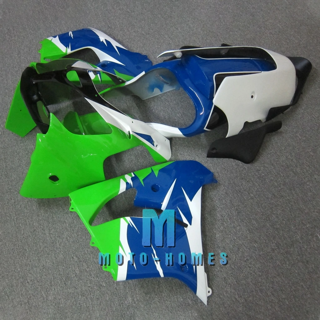 ZXMT Parts Kit Fairing for Kawasaki Ninja ZX 9R 2000 2001 ZX9R 00 01 Injection Molded Fairings Set ZXMT Blue Green