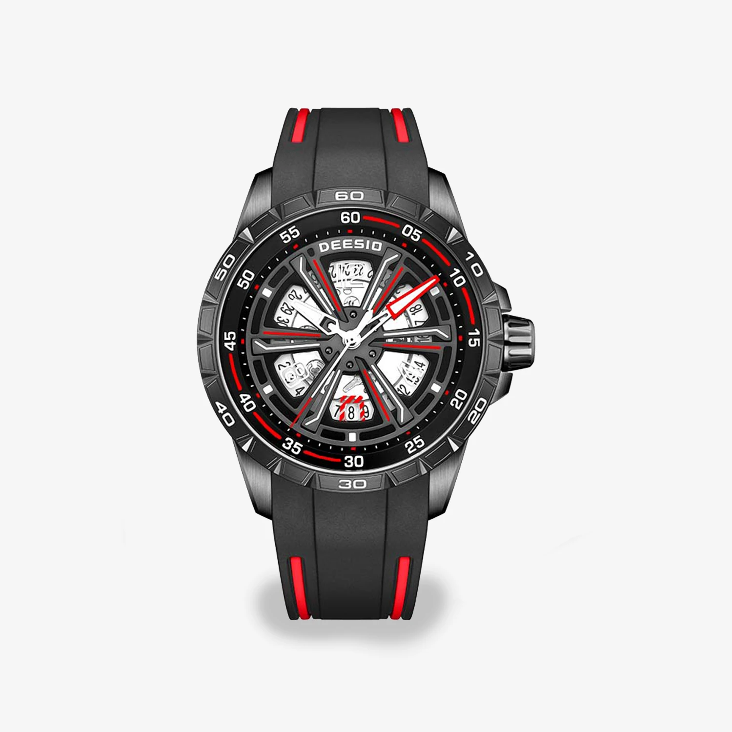 

Deesio Automatic Mechanical Watch for Men 316L Stainless Steel Watch Case Luminous 50m Waterproof Fashion Sports Style Gift