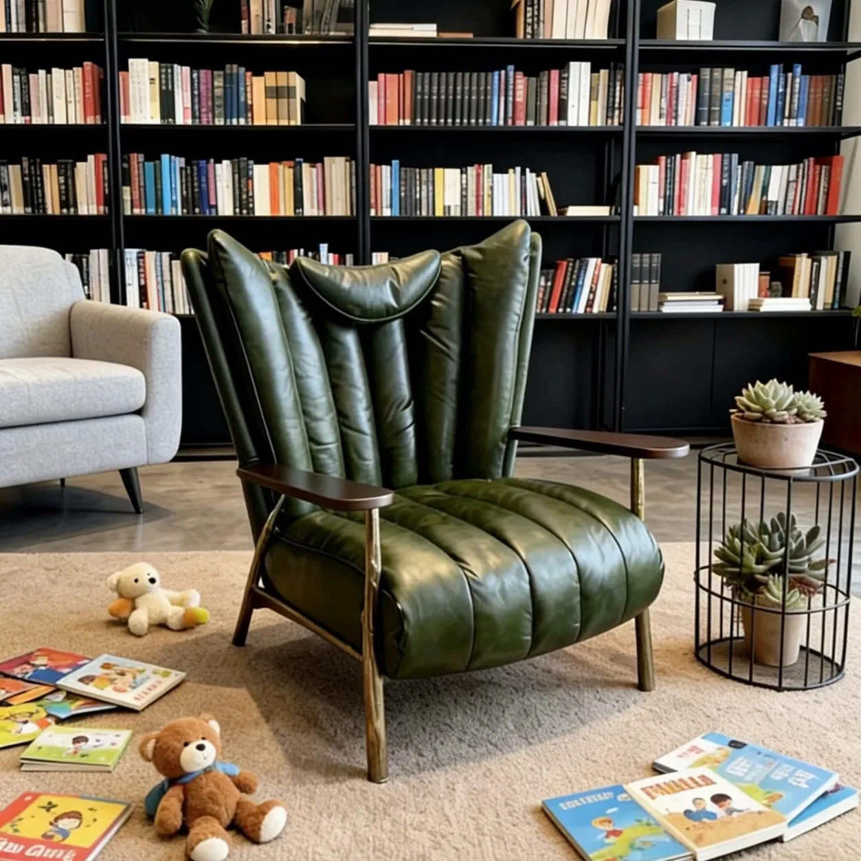 b25 medieval tea room master chair single sofa living room leisure chair retro light luxury simple chair