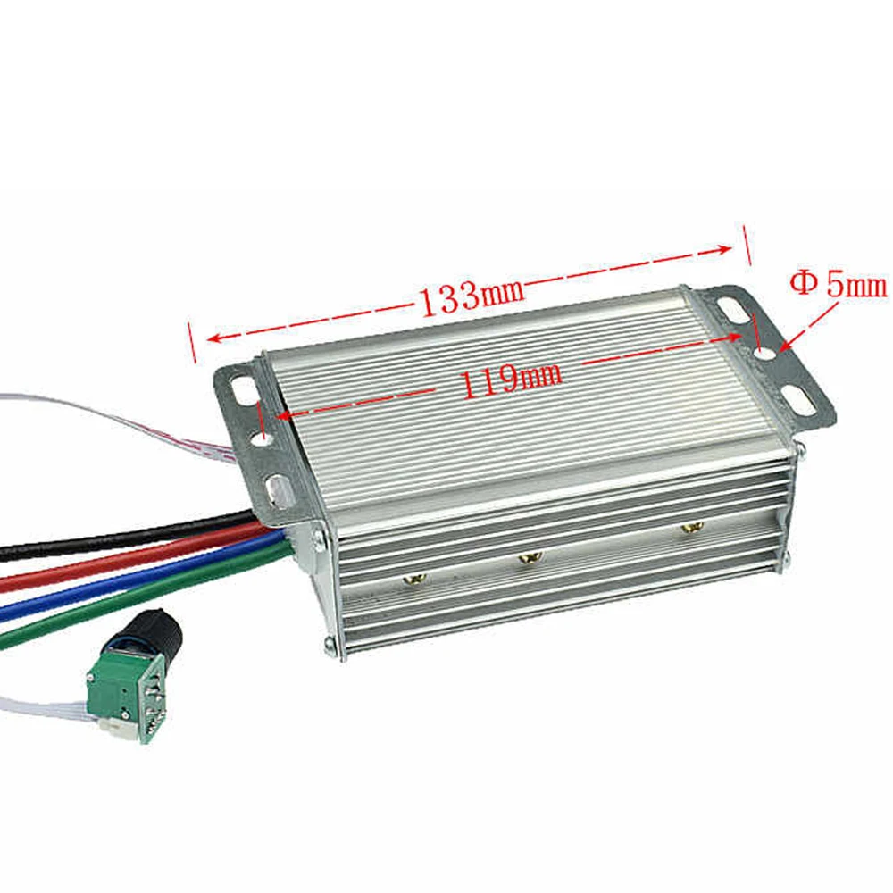 

Регулятор скорости двигателя постоянного тока 12-36 В, 40 А, диапазон скорости 0-100%, ШИМ-регулятор двигателя, регулятор щетки, регулятор двигателя с потенциометром