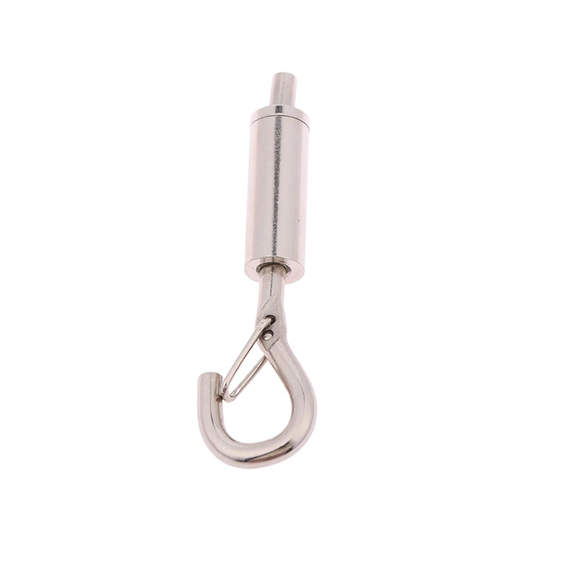 Metal Spring Buckle Adjustable Curtain Wire Clasps Clothesline Head Spring Hook Durable Cable Guide Hooks Cable Accessories