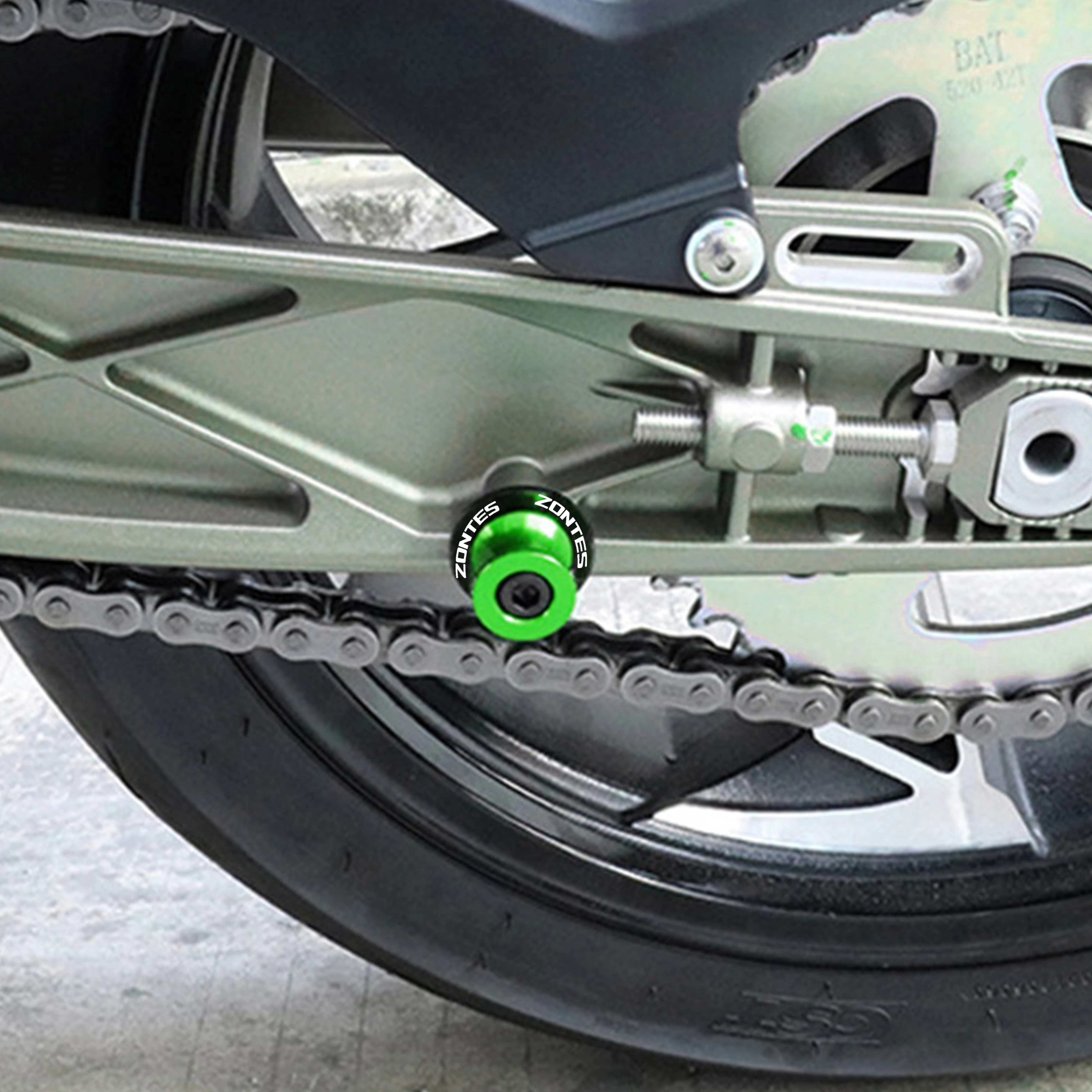 8MM 2026 high quality Motorcycle Accessories Swingarm Spools Slider Stand Screw For Zontes G1 125 ZT 125U 310R 310X ZT310R