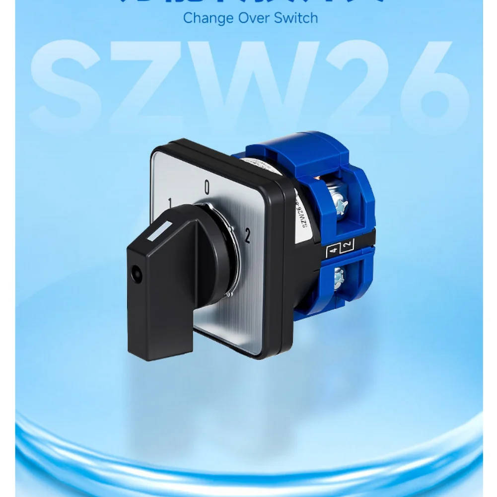 SZW26-63 Transfer Switch 3 Position 1 Section Panel Mount Type with 694A Short Circuit Making Capacity and 684A/1s Withstand