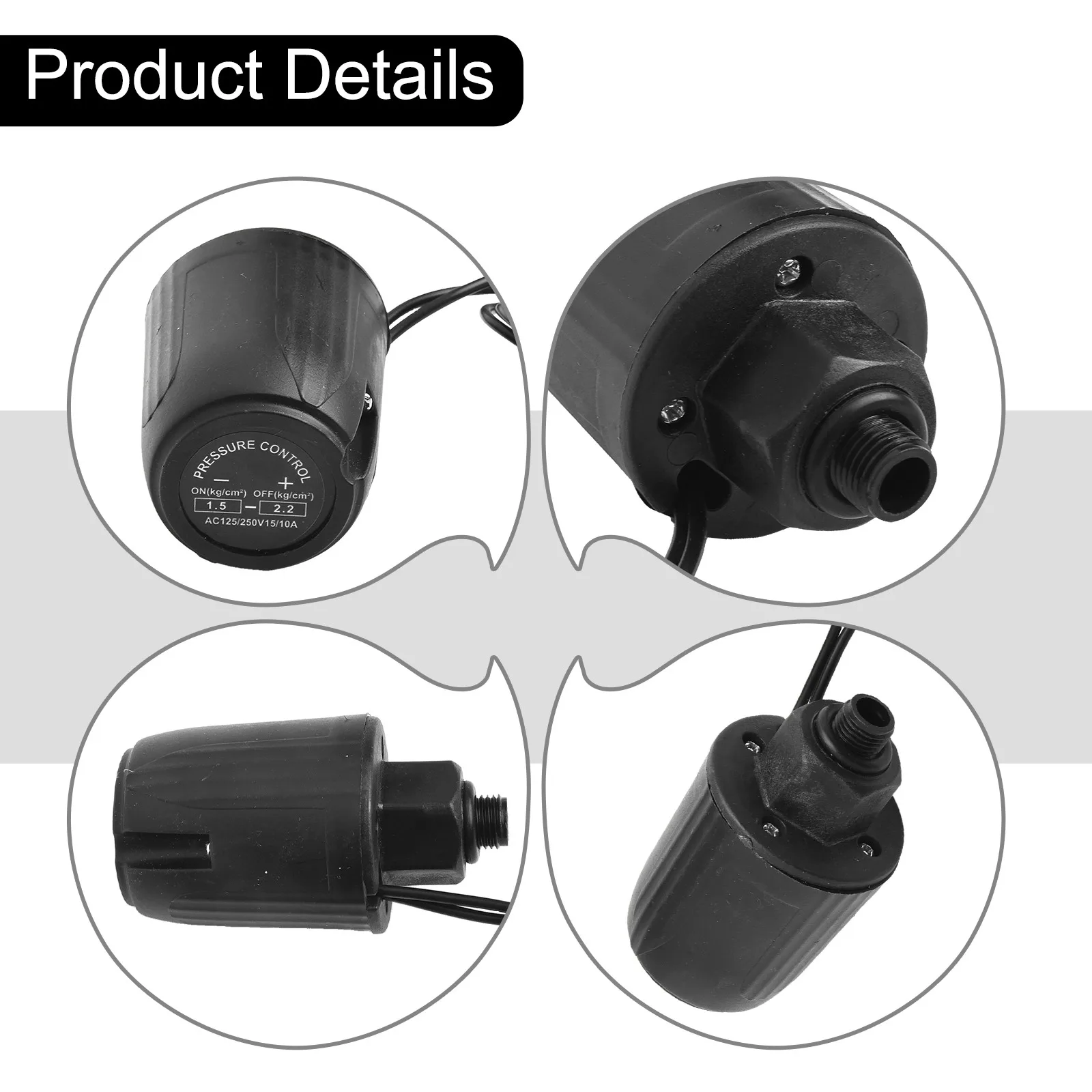 Water Pump Automatic Pressure Switch Self-Priming Water Pump Mechanical Booster Pump Pressure Switch Controller
