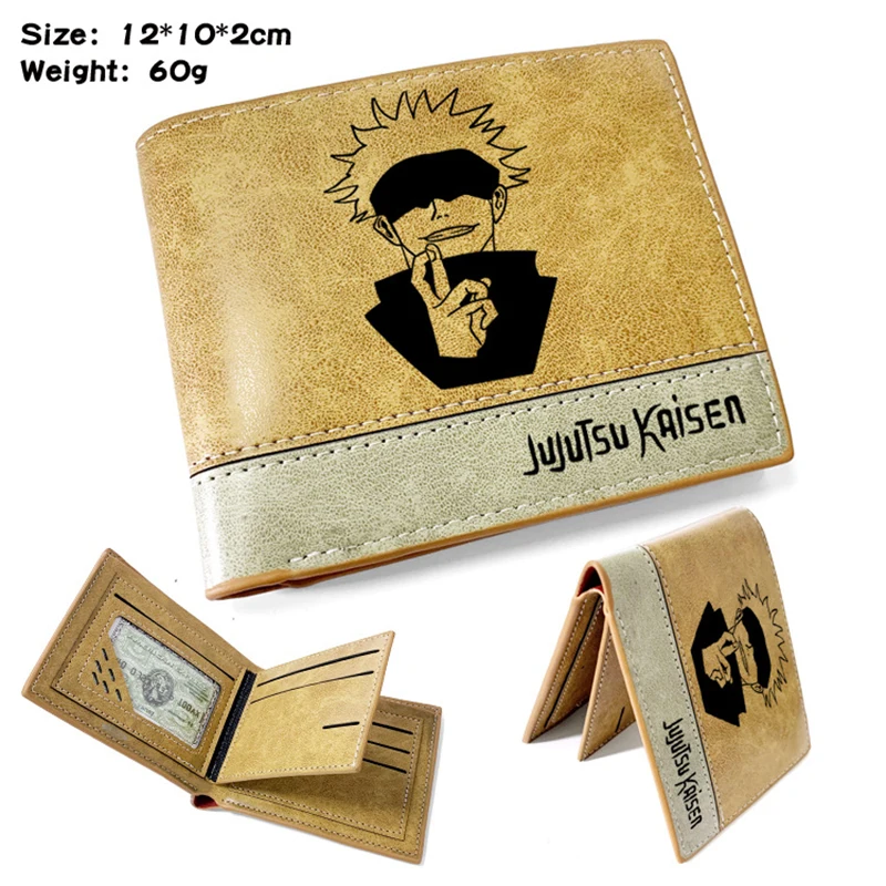 Animie Carton  Jujutsu Kaisen GOJO KOJI Wallet Short Purse With Card Holder