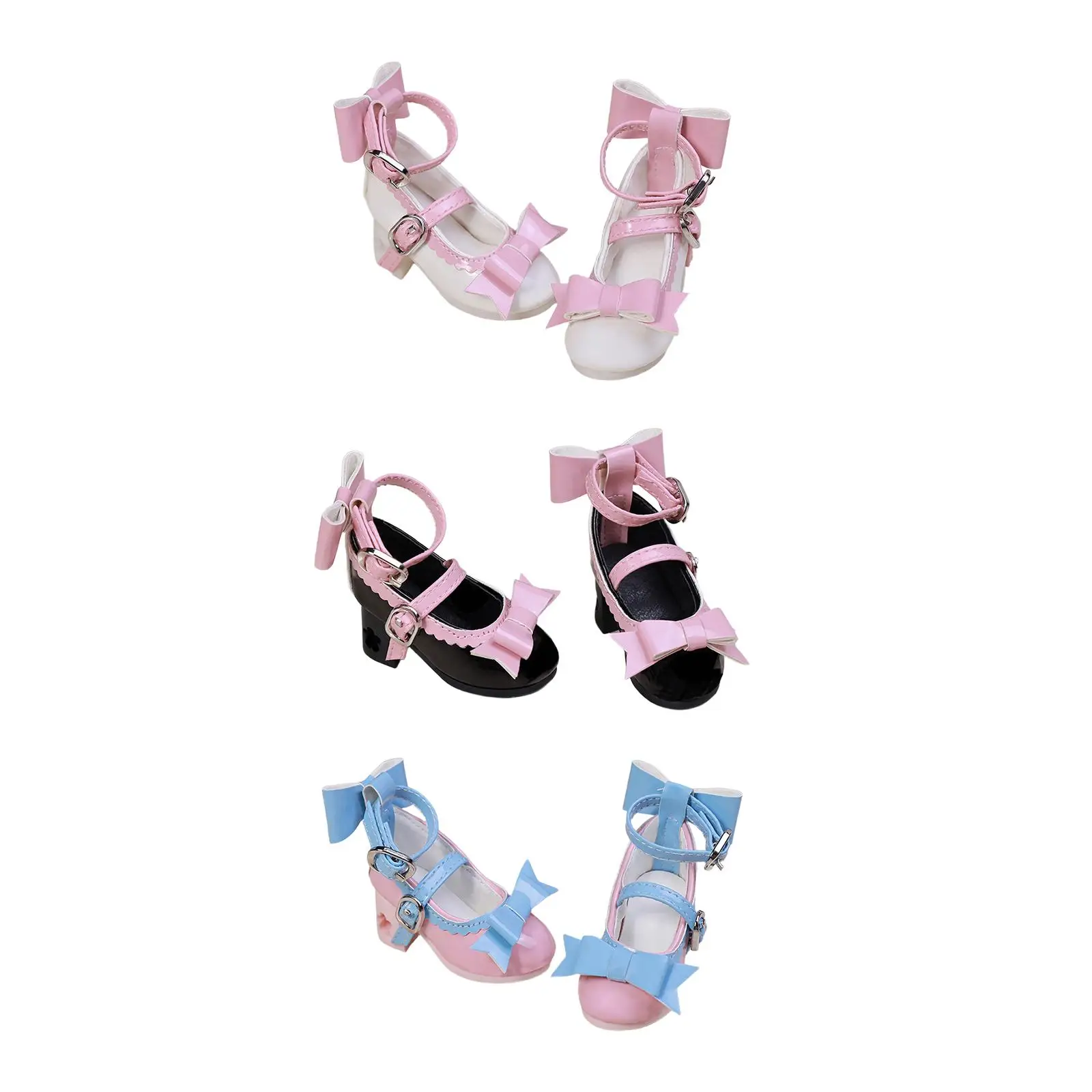 

1/4 BJD Doll Shoes Doll Dress up Funny Toy Decorative Dance Shoes High Heels for Lovers Birthday Gift Dollhouse
