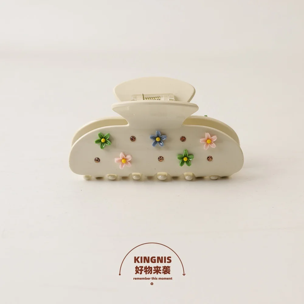Claw Clips Acrylic Fruit Pattern Durable Elegant Portable Headwear Everyday Use Charming Present for Best Friends