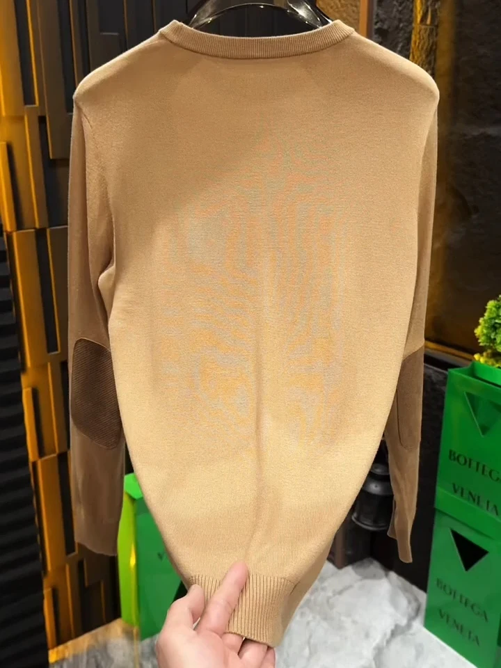 

Модный повседневный мужской вязаный свитер высокого качества, трендовая новинка зимы, универсальный, с изысканным дизайном