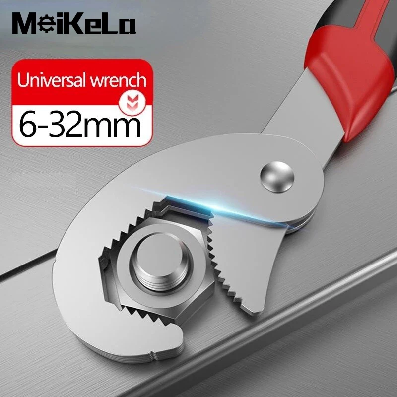 

universal wrench Stainless steel anti-skid multi-function tube Multi size hand tool