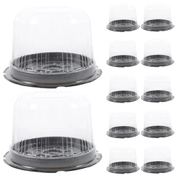 20 Pcs Packing Box Cake Dessert Containers Cold Shipping Boxes Flash Holder Plastic Multi-function Case Carrying Birthday