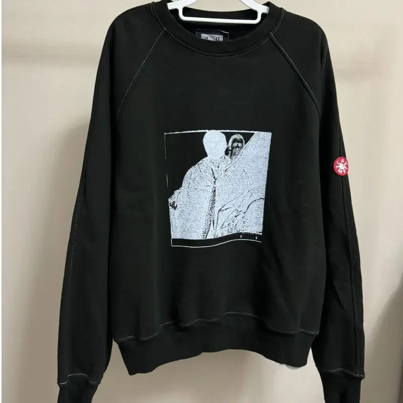 

High Quality CAVEMPT Sweatshirt C.E Japan Trendy Round Neck Cotton Outer Sweatshirt Couple Pullover Men Women Hoody