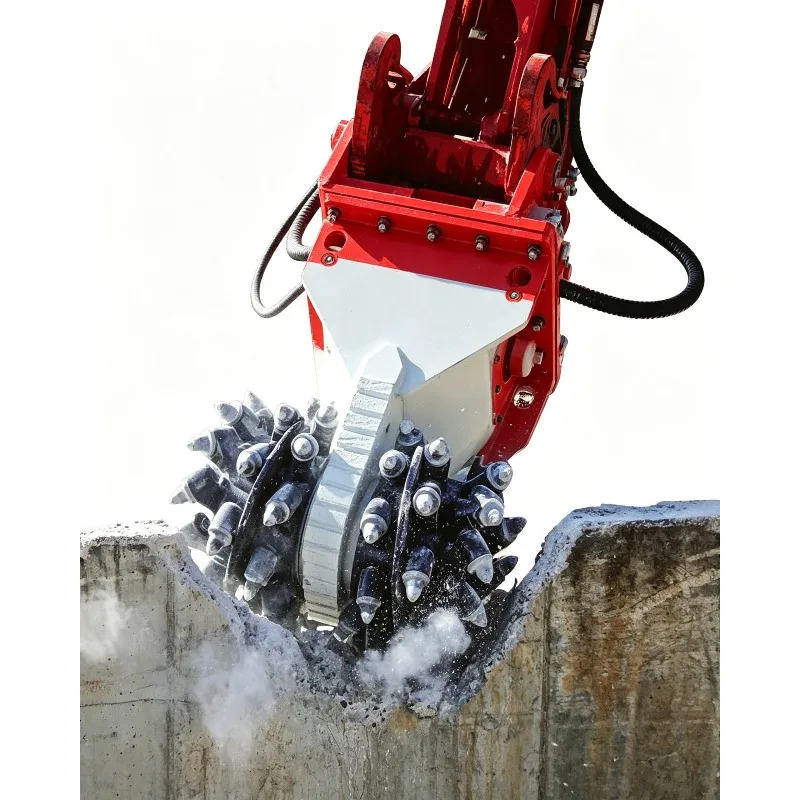 High-Performance Hydraulic Rotary Drum Cutter for Multi-Ton Excavators Mining Construction for Excavator Milling Drum Machine
